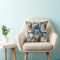 Colagem de Fotos de Graduado Azul Personalizada Gr