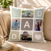 Colagem de Fotos de Papai Moderno Dia dos Pais Fam