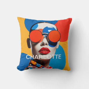 Almofada Colagem de Fotos de pop Art