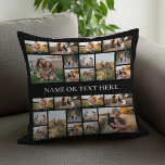 Almofada Colagem de Fotos Personalizada<br><div class="desc">Crie seu próprio Travesseiro decorativo de fotos personalizado</div>