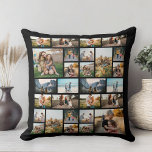 Almofada Colagem de Fotos Personalizada<br><div class="desc">Crie seu próprio Travesseiro decorativo de Colagem de Fotografias Personalizadas</div>