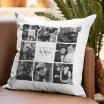 Almofada Colagem de Fotos Personalizada da Família<br><div class="desc">colagem de fotos</div>