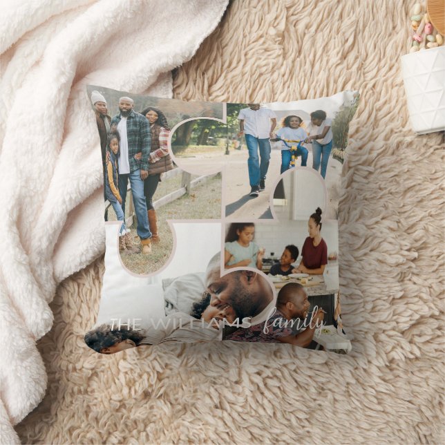 Almofada Colagem de fotos personalizada do quebra-cabeça 4  (Cobertor)