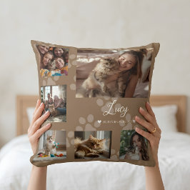 Almofada Colagem de Fotos Personalizadas de Animais de Esti