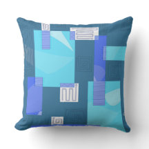 Colagem Egípcia Maz - Branco azul-azul-turquesa