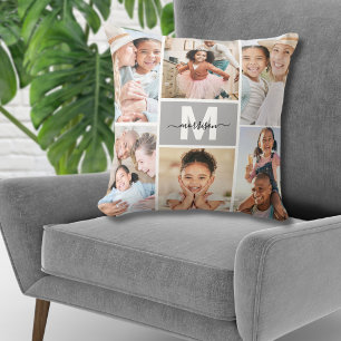Almofada Colar de Família com Monograma Personalizado e Múl