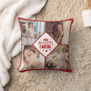 Almofada Colar de Fotos Personalizado da Rainha Mãe
