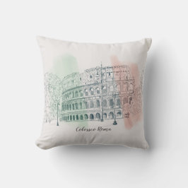 Almofada Colchão de Roma com Caneta de tinta na cor da band