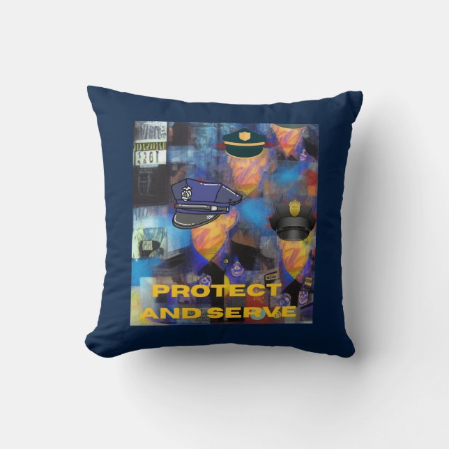 Almofada Coleção de Apreciação Policial (Frente)