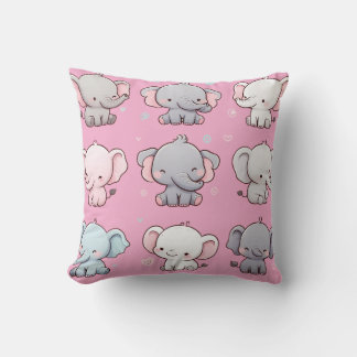 Almofada Coleção de Design de Elefante Adorável para Casa F