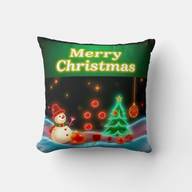 Almofada Coleção de Feriados de Natal Popular (Frente)