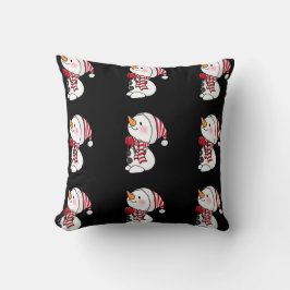 Almofada Coleção de Férias de inverno, Frosty Snowman Desig