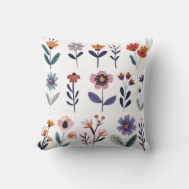 Almofada Coleção de flores vetoriais