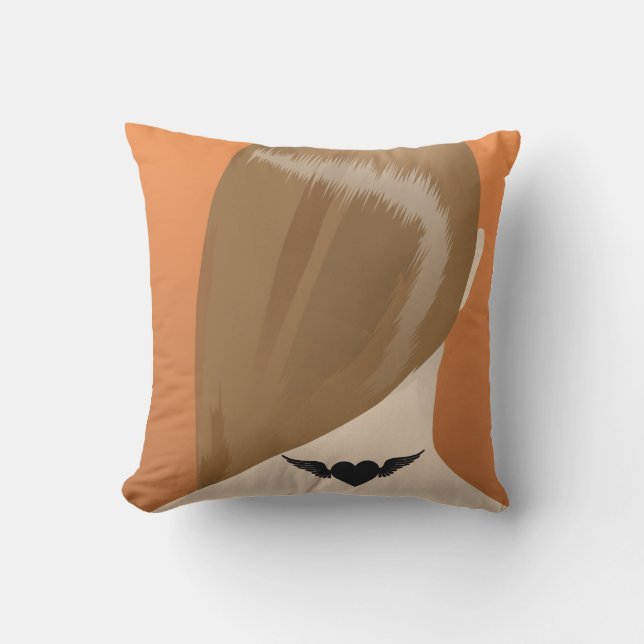 Almofada Coleção De Impressão De Artes Do Pescoço Das Mulhe (Frente)