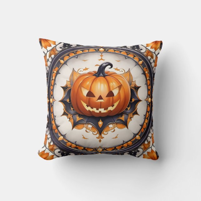 Almofada Coleção de outono do Trendy Pumpkin (Frente)