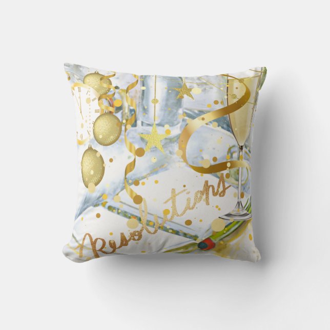 Almofada Coleção de Resolução de Ano Novo (Frente)