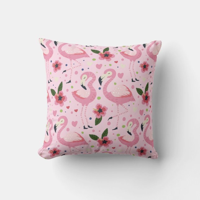 Almofada Coleção de Verão Flamingo Um Design 9 (Frente)