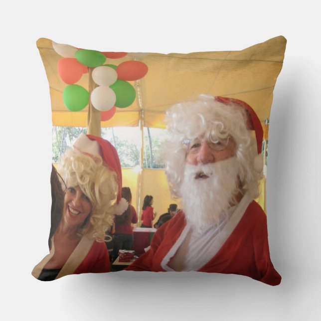 Almofada Coleção Papai Noel Elegante. (Frente)