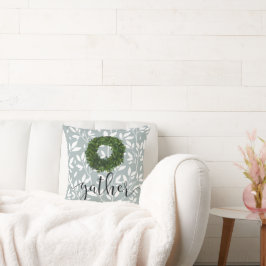 Almofada Coletar Script Simples de Terra Verde Floral