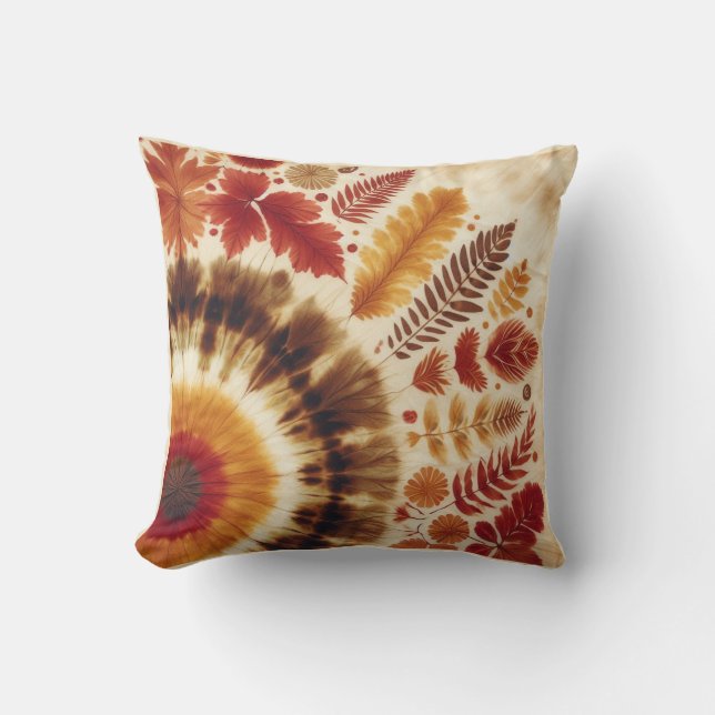 Almofada Coletor de outono/Coletor de Olhos Leves com Folha (Frente)