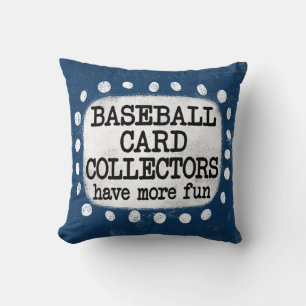 Almofada Coletores de Placas Baseball Mais Travesseiro deco