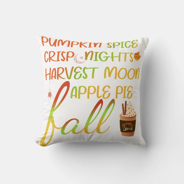 Almofada Colheita de Camiseta Magic Fall (Frente)