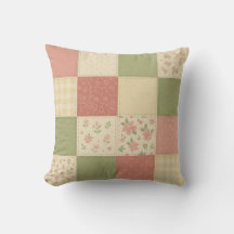 Colheita Verde Cor-de-rosa Inclina Farmhouse Russo
