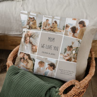 Collage Photo Mãe Nós Amo-Te - Personalizado