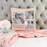 Almofada Collage Photo Pastel Pink Melhor Presente Avô<br><div class="desc">Procurando o presente perfeito para sua avó? Considere uma bela foto de colagem em tons cor-de-rosa pastel. Este presente sentimental e pensativo é perfeito para qualquer ocasião, de aniversários a Dias de as mães e além. A foto de colagem pode ser personalizada para incluir fotos dos entes queridos de sua...</div>