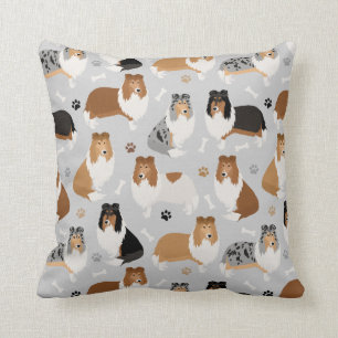 Almofada Collie Paws e Ossos