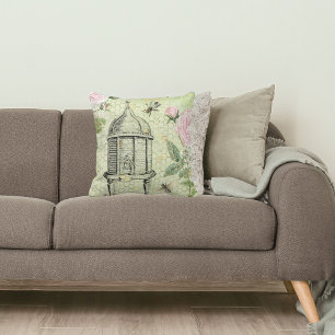 Almofada Colmeia Floral Vitoriana