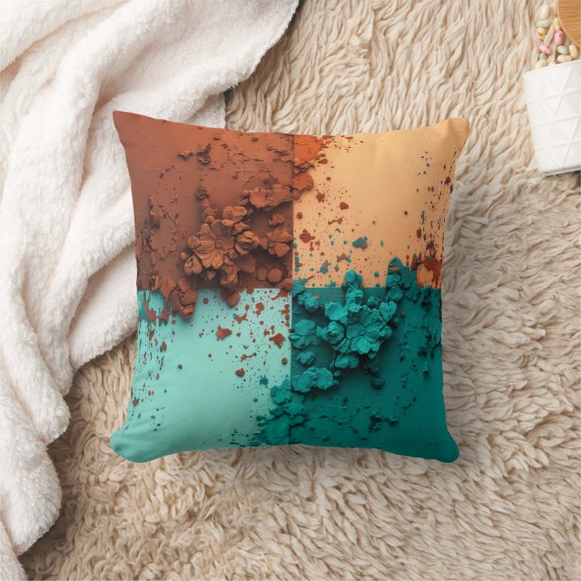 Almofada Color Blocks Throw Pillow (Cobertor)