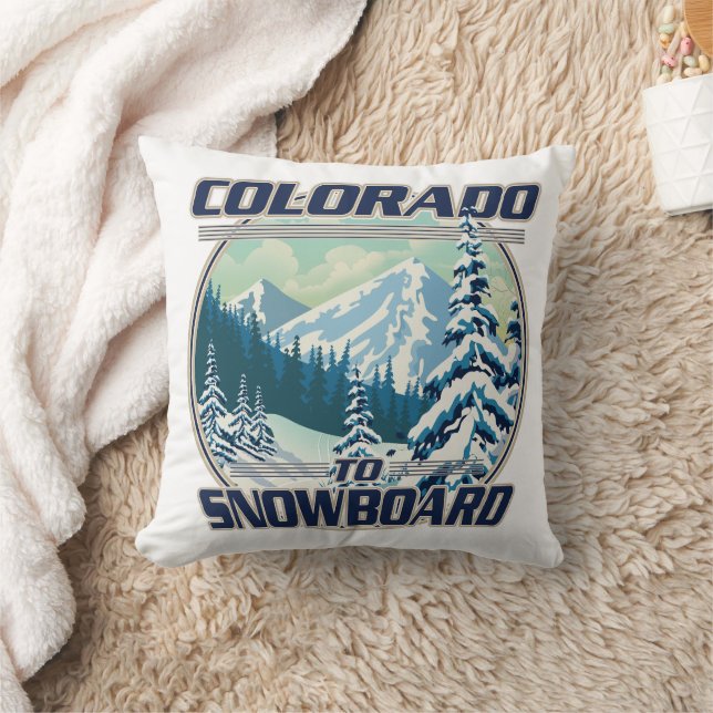 Almofada Colorado Para Esquiar na Neve (Cobertor)