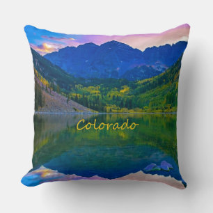 Almofada Colorado Rocky Mounains e Lake