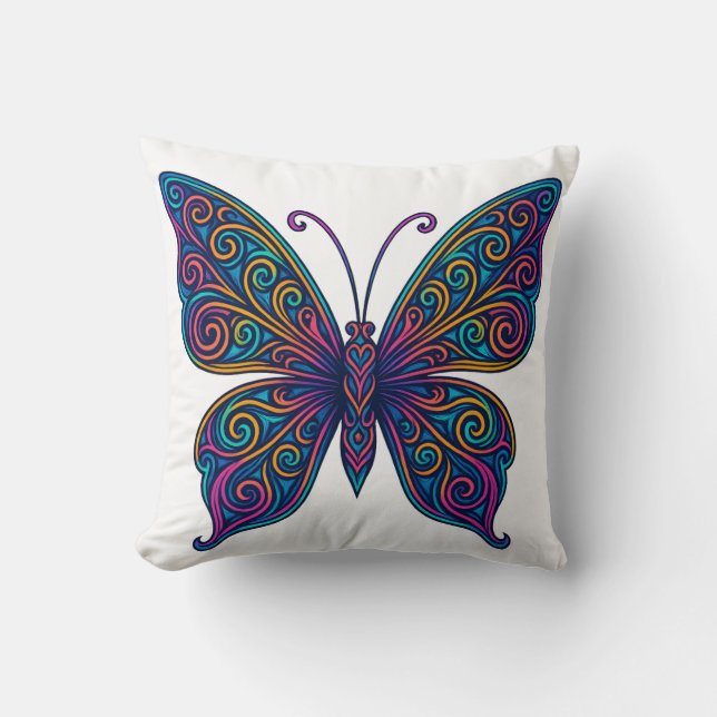 Almofada Colorful Butterfly Pillow (Frente)