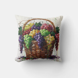 Almofada Colorful Grapes Basket