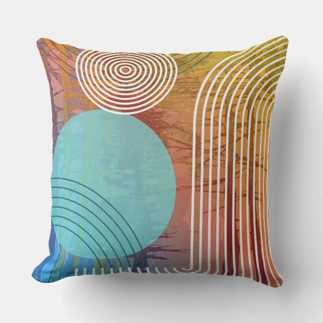 Almofada Colorful Modern Pillow (Frente)