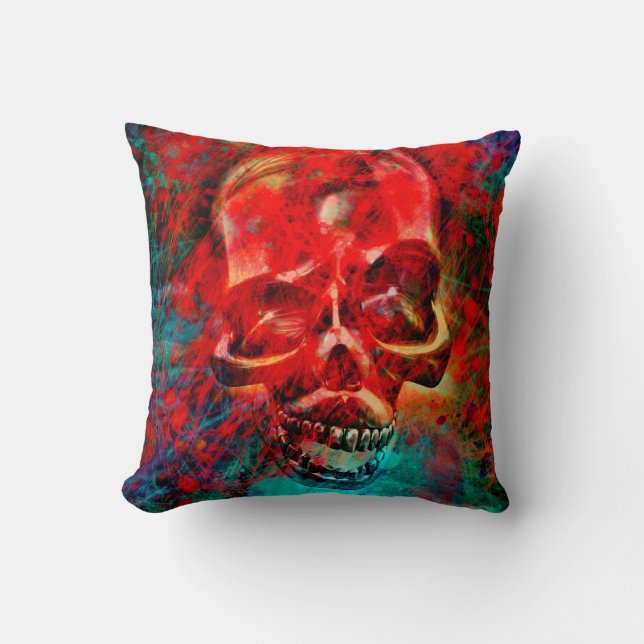 Almofada Colorful skull (Frente)