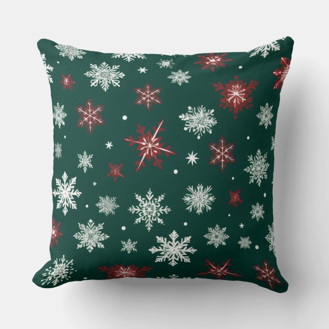 Almofada Colorful Winter Magic – Festive Christmas Design  (Frente)