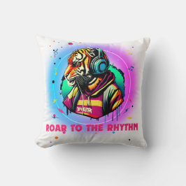 Almofada Colorida Face De Tigre