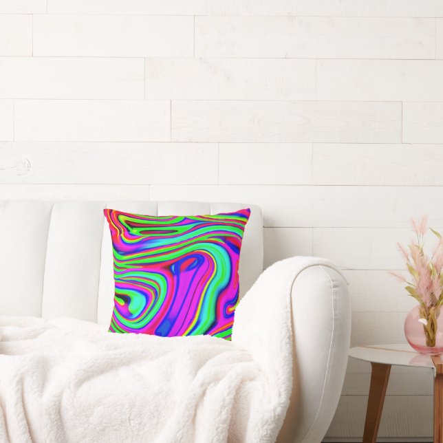 Almofada Coloridos Padrões Neon. Comprar Agora (Sofá)
