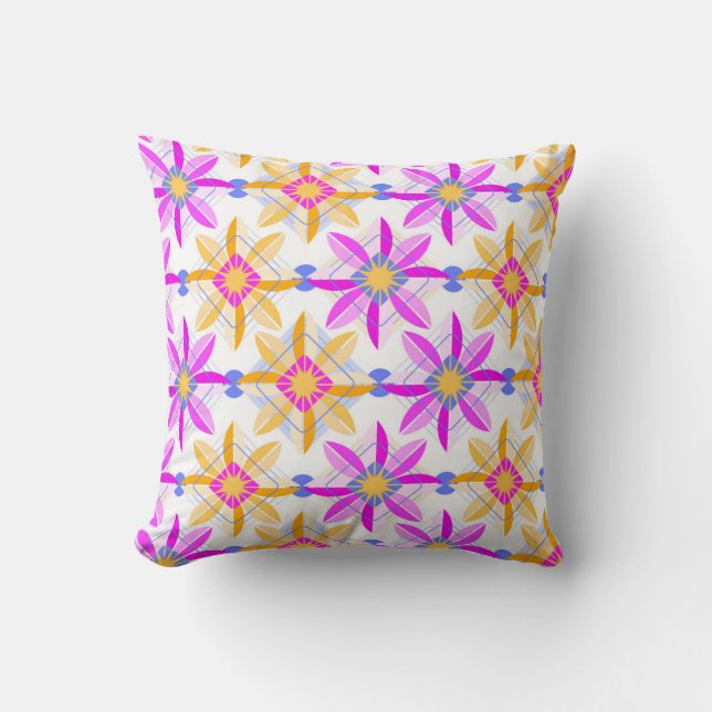 Almofada Colourful throw pillow design  (Frente)