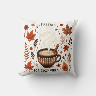 Almofada Coluna Autumn Pumpkin Spice & Fall Deixa Vibes