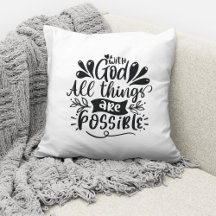 Com Deus Todas as Coisas São Possíveis / Cristão