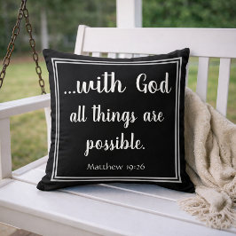 Almofada Com Deus Todas As Coisas São Possíveis Inspiradora