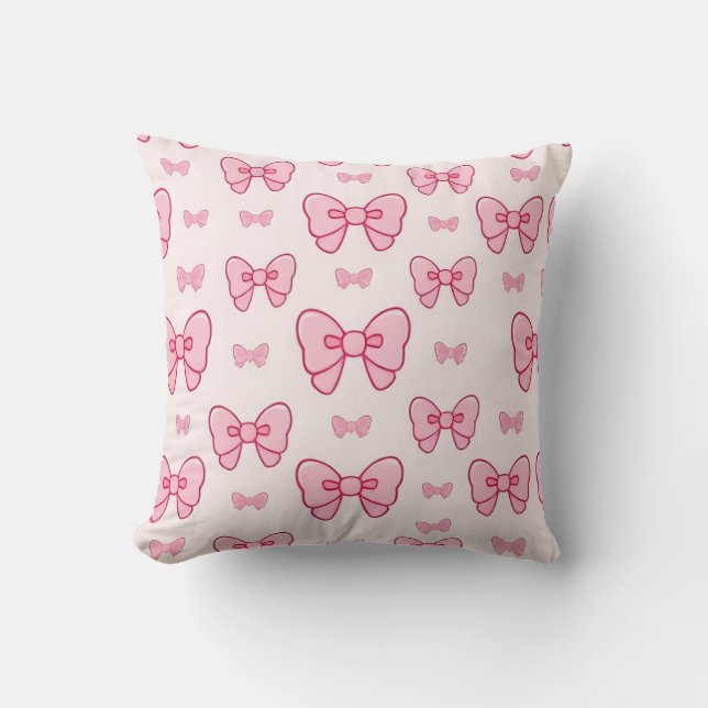 Almofada com Laço Rosa (Frente)