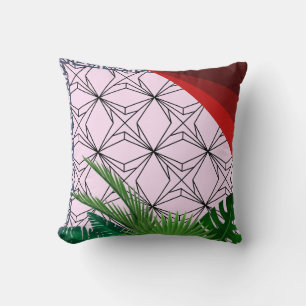 Almofada com padrão Floral, travesseiro decorativo