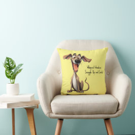 Almofada Com texto personalizado, 🐶whippet louco 🤪