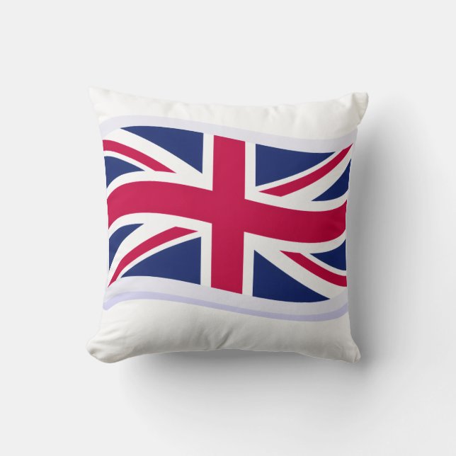 Almofada com Union Jack (Frente) 40,6cm  (Frente)