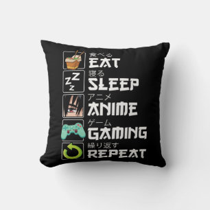 Almofada Coma animação do sono Repetir animação Kawaii Otak
